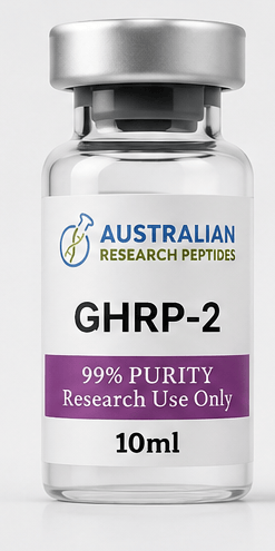 GHRP-2 research peptide vial