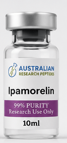 Ipamorelin research peptide vial