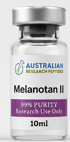 Melanotan II research peptide vial